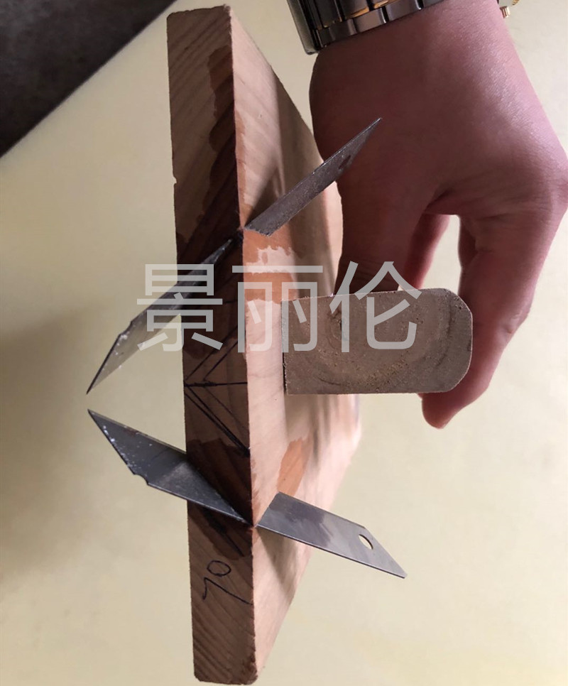 实木板材截面与圆木榫样品展示,木质吸音板原材料细节